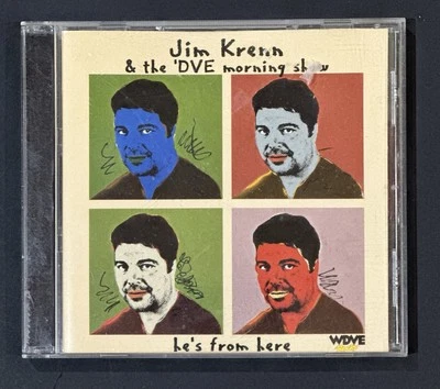 Jim Krenn & The DVE Morning Show He's From Here б/у компакт-диск G+ 102.5 WDVE Pittsburgh - Изображение 1 из 4