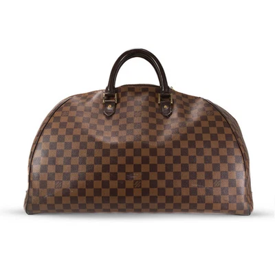 Bolso de Mano Louis Vuitton Damier Level Marrón Lona Ribera GM Cartera Fin de Semana Foto 1 de 4