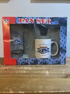 Vintage Super Bowl XXXIX JACKSONVILLE NFL Beer Mug Coffee Cup Shot Glass NIB - Picture 1 of 7