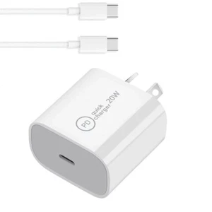 High Security Home 20W PD Charger USB C Cable for Motorola Moto G Stylus 2020 - Picture 1 of 1