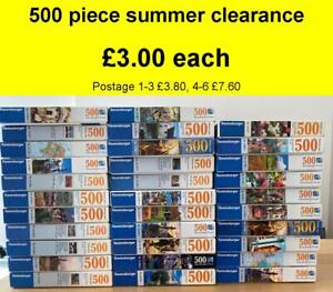 Ravensburger 500 piece jigsaw puzzles - Summer CLEARANCE £3.00 each
