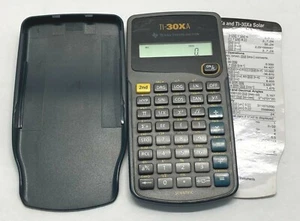 Texas Instruments TI-30XA Calculator Scientific College School Tested Working - Picture 1 of 8