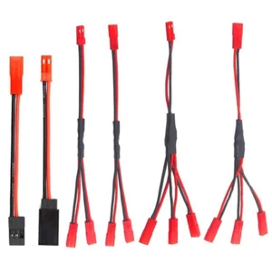 6PCS JST Plug Splitter JST Male Female Y Cable JST Y Parallel Adapter Harness - Picture 1 of 12