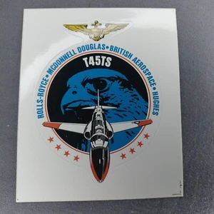 T45TS Rolls Royce McDonnell Douglas Navy Aircraft Sperry Decalcomania adesivo aerospaziale - Foto 1 di 2