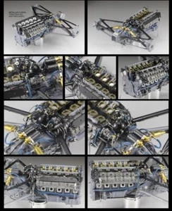 Top Studio 1:12 F1 Williams FW14B motor temprano súper detalle Tamiya TD23280 - Imagen 1 de 5