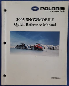 Polaris 2005 Snowmobile Quick Reference Manual F - Picture 1 of 11