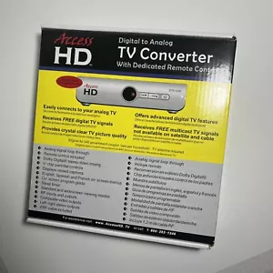 Access HD Digital to Analog TV Converter with Remote DTA1050D New in Box - Picture 1 of 2
