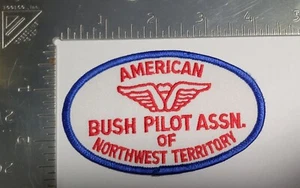Bush Pilot Association Wings Funny Sex Humor 4" Biker Vest Gag Gift Patch - Picture 1 of 2