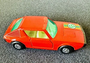 Vintage 1974 Matchbox Lesney Superfast No. 62 Red Renault 17 TL Racing 9 - Picture 1 of 5