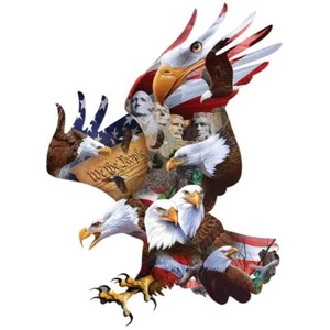Puzzle a forma di MasterPieces; Majestic Flight di Royce McClure; 1000 pz - Foto 1 di 2