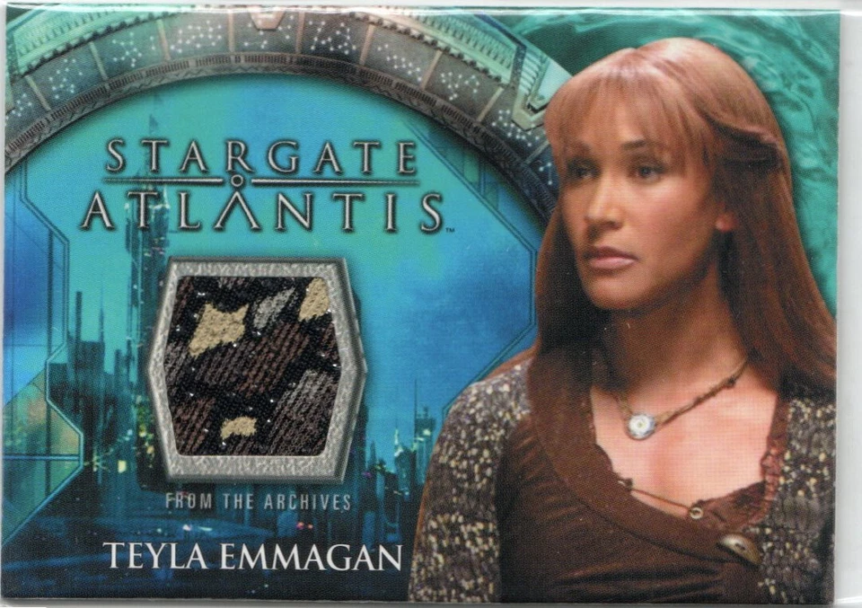 Stargate Heroes Atlantis Costume Prop Relic Card Rachel Luttrel as Teyla Emmagan - Image 1 of 1