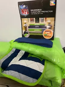 SEATTLE SEAHAWKS---PROTEGGI DIVANO REVERSIBILE---75" X 110" - Foto 1 di 5