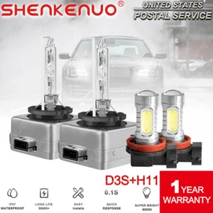 For Chrysler 300 2011-2014 4X Front HID Headlight High/Low+LED Fog Light Bulbs - Picture 1 of 12