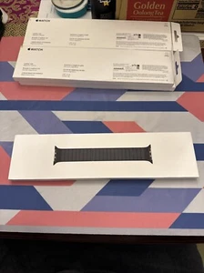 AUTHENTIQUE Apple Watch maillon cuir encre 41 mm S/M NEUF - Photo 1 sur 4