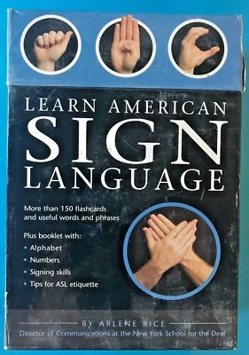 LEARN AMERICAN SIGN LANUAGE By Arlene Rice - Image 1 of 4