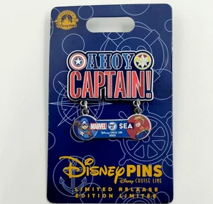 Marvel Day at Sea 2023 Disney Cruise Line DCL Ahoi Captain Pin - NEU - Bild 1 von 2