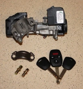Auto 03 - 07 Honda Accord Ignition Lock Cylinder Switch With 3 Keys +2 NEW BOLTS - Picture 1 of 4