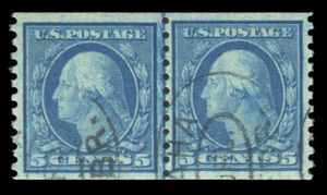 #496 Used Coil Line Pair, PSE Graded 85, Cert # 01319436 - Picture 1 of 2