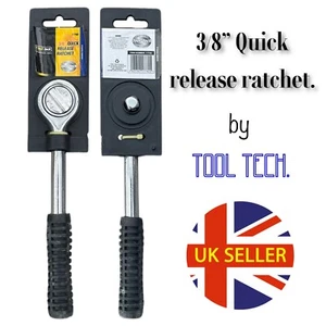 3/8" QUICK RELEASE RATCHET - SOCKET BAR by TOOL TECH PERFORMANCE TOOLS - Picture 1 of 2