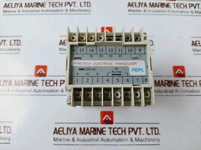 Pepl Pyrotech Electrical Transducer 220 VAC , 04 – 20 MA - Image 1 of 4