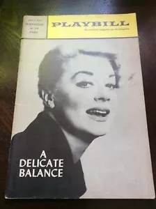 Playbill - Playhouse In The Park - A Delicate Balance - Julio 1967 Vol. 4 # 7 - Imagen 1 de 10
