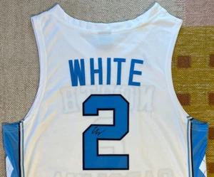 Coby White Signed Autograph University Of North Carolina UNC NCAA Jersey NBA - Picture 1 of 4