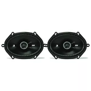 Kicker Car Audio Coaxial Speaker System DS 6 x 8 in. Black 50W 90dB Oval Tweeter - Picture 1 of 5