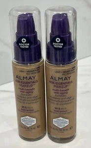 2 Maquillaje Almay Age Essentials Multi-Beneficio FPS 15 140 Ligero/Medio Cálido 1 OZ - Imagen 1 de 2
