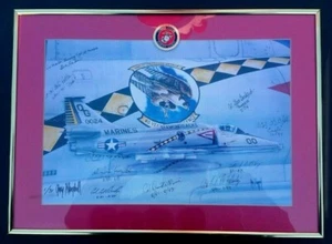 Marine Support Squadron 372 Diamondbacks MWSS 372 40th Anniversary Signed 1994 - Picture 1 of 11