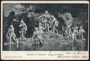 cartolina CASERTA cascata di..diana al bagno - Imagen 1 de 1
