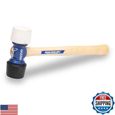 Mazo de goma facial suave VAUGHAN 24 oz, hecho en Estados Unidos, blanco y negro, RM24 Foto 1 de 4