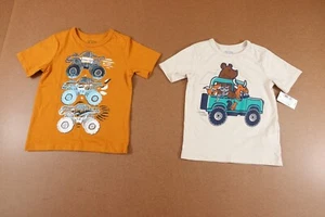 The Childrens Place Toddler Boy Size 3T Colorful Graphic Print Tees 2 Pack NWT - Picture 1 of 9
