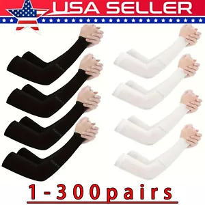 300 pares de fundas de brazo de enfriamiento para protección solar UV deportes al aire libre baloncesto - Imagen 1 de 21