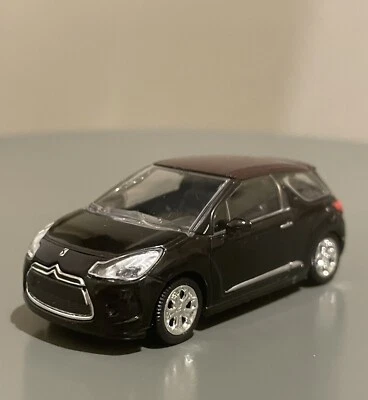 Modellino Norev Citroen ds3 2009 Nera 1/64 1:64 3 inches Nuovo Senza Scatola - Immagine 1 di 4