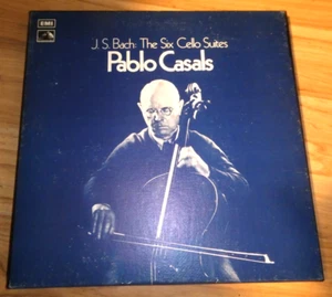 Bach - The Six Cello Suites - Pablo Casals - EMI RLS712 box set 3 LP - Picture 1 of 3