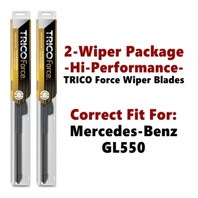 Hi-Performance 2-pk Wipers fits 2013+ Mercedes-Benz GL550 - 25260/220 - Image 1 of 4