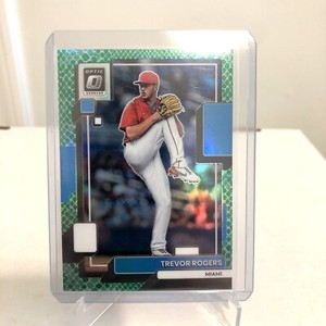 Trevor Rogers 2022 Donruss Optic #193 Green Dragon Prizm /99