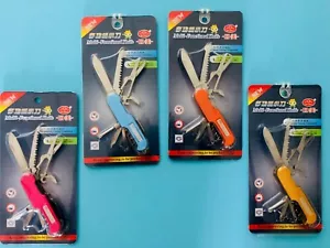 Navaja multifunción cuchillo acero inoxidable 4 colores - Imagen 1 de 4