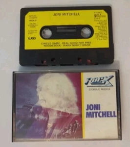 Joni Mitchell Rock Storia E Music Cassette Tape RARE Italy Press 1983 Best Of - Picture 1 of 4