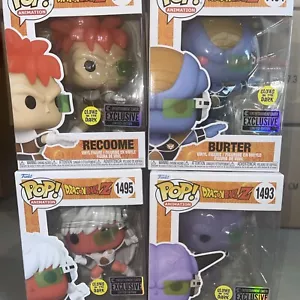 Ensemble de 4 Funko Pop Dragon Ball Z Ginyu Force - EE exclusive lueur dans le noir - Photo 1 sur 3