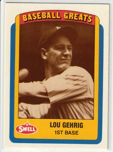 1990 Swell Baseball Greats Lou Gehrig #25 - Picture 1 of 2