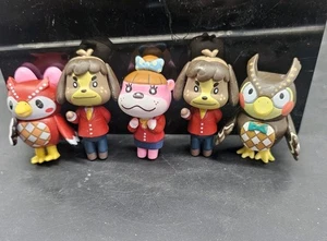 Animal Crossing 2 inch Mini Figure PVC Statue Set of 5 - Picture 1 of 7