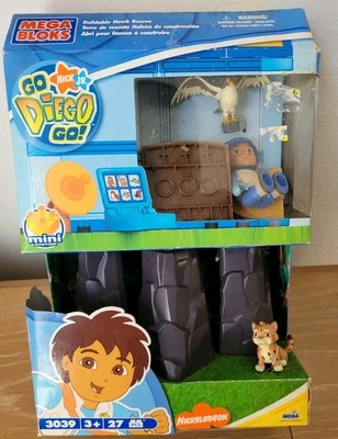 Mega Bloks Nick Jr Go Diego Go Buildable Hawk Rescue  3039 ***NEW - Image 1 of 4