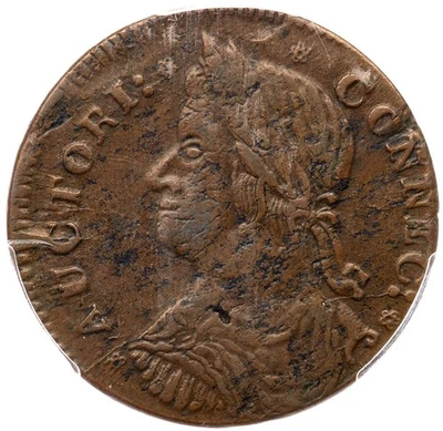 1787 M 33.9-s.2 R-2 PCGS AU 50 Connecticut Colonial Copper Coin - Image 1 of 3