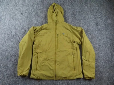 Mountain Hardwear Jacket Mens Large Mustard Yellow Kor Strata Insulated Puffer - Image 1 of 4