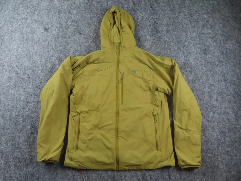 Chaqueta Mountain Hardwear Para Hombre Grande Amarillo Mostaza Kor Strata Aislante Puffer Foto 1 de 4