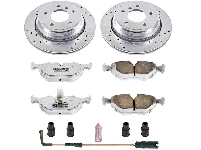 Kit de pastillas de freno trasero y rotor para BMW 530i 2002 XC988WG 2001-2003 Foto 1 de 1