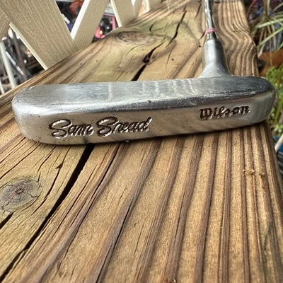 Wilson Sam Snead 2-Way Putter Steel Shaft 35" Original Leather Grip Made in USA - Image 1 of 4
