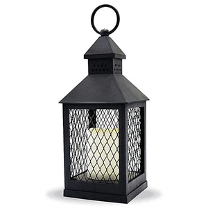 11” LED Candle Lantern Decorative Indoor Outdoor Hanging Lantern with Waterpr... - Picture 1 of 7