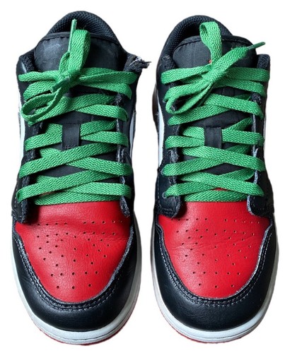 Air Jordan 1 Low verde rosso bianco e nero